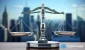 crypto-news-modern-metal-court-scales-on-the-metal-table-blurry-New-York-background-light-blue-and-w.webp